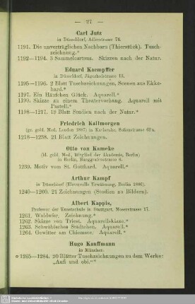 K [Kaempffer - Kuehl]