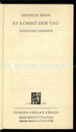 Deutsches Lesebuch von Heinrich Mann