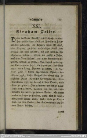 XXI. Abraham Callot