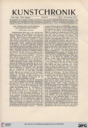 Heft 9 (27. November 1914)