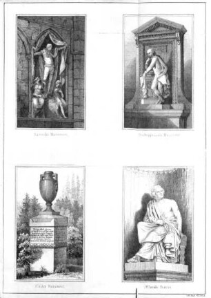Garrick´s Monument. - Fleck´s Monument.