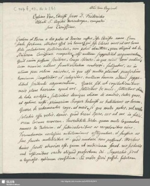 12(4b): Abschrift eines Briefes des Andreas Osiander an Friedrich Pistorius