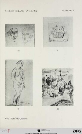 Planche I-XVI