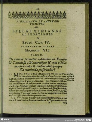 Dissertatio Octava
