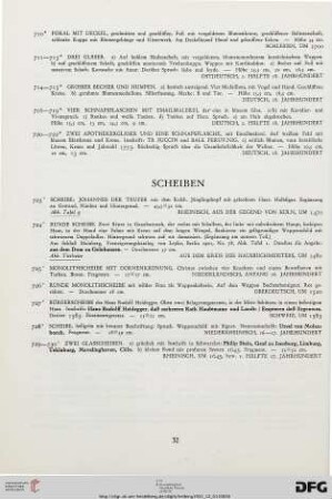 Scheiben (Nr. 723-730)