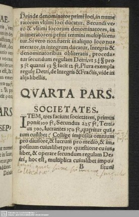 Quarta Pars. Societates