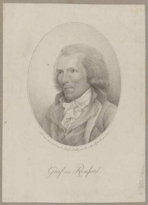 Bildnis des Grafen von Rumford
