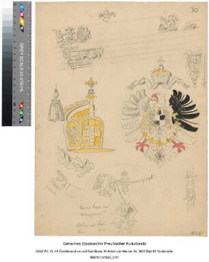 Studie zu"1. Reichstagseröffnung durch Kaiser Wilhelm II."