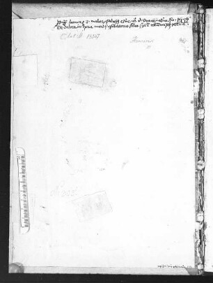 Hainrici de Hassia lectura super Genesim, Bd. 3 - BSB Clm 18147