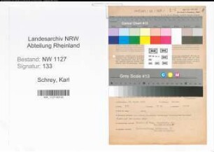 Entnazifizierung Karl Schrey , geb. 27.04.1909 (Expedient)