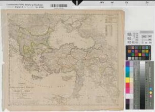 Weltatlas Osmanisches Reich (Türkei) 1829/30 60 geogr. Meilen = 8,25 cm 38 x 46 J. C. Hinrichsche Buchhandlung, Leipzig Benkhausen
