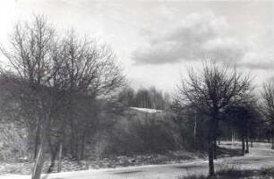 Schanze in Burk : Landschaft - Burgwall. Ort: Bórkow / Burk (Bautzen). Burker Schanze.