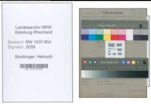 Entnazifizierung Helmuth Stockinger , geb. 28.05.1896 (Kaufm.Angestellter)