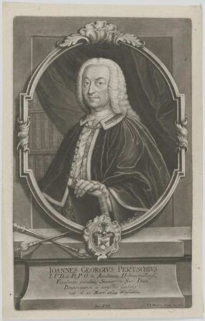 Bildnis des Ioannes Georgius Pertschius