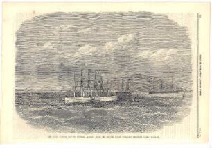 The "Great Eastern" leaving Portland harbour with the British Indian Submarine telegraph cable