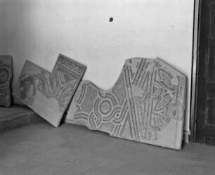 Mosaikfragment mit geometrischer Ornamentik