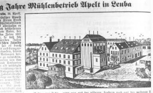 Ostritz-Leuba. Apeltmühle, aus: Neuer Görlitzer Anzeiger vom 1.5.1932