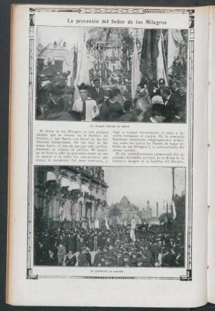La procesión del Señor de los Milagros