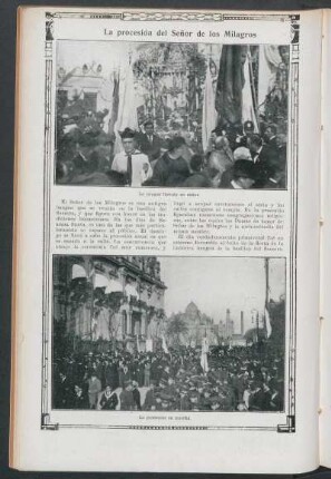 La procesión del Señor de los Milagros