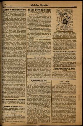 Zweite Ausgabe vom Freitag, den 03. Juli 1942.