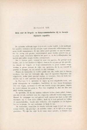 Bijlage XIII. Nota voor de brigade- en korps-commandanten bij de tweede Atjehsche expeditie