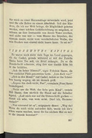 Vierzehntes Kapitel