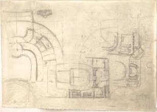 Hildebrand, Adolf von; Stuttgart; Theaterbau - Teilgrundrisse