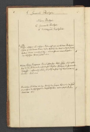 I. Einleitung und Encyclopaedie