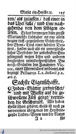 Sechste Eigenschaft.