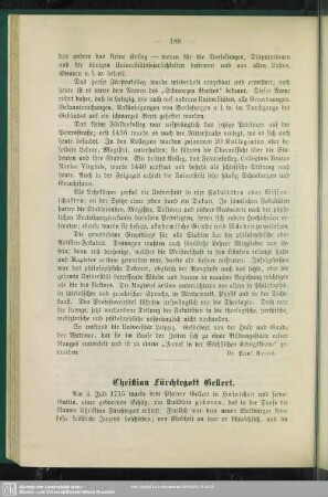 Christian Fürchtegott Gellert