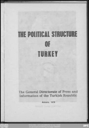 The political structure of Turkey