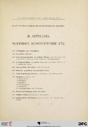 Modernes Kunstgewerbe etc. (Nr. 454-680)