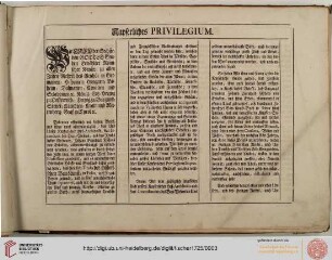 Kayserliches Privilegium