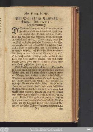 Am Sonntage Cantate. Evang. Joh. 16, 5 - 15.