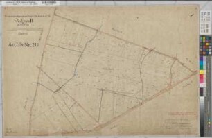 Epe, Gronau (Gronau), Alstätte (Ahaus), Wessum (Heek), Zusammenlegung des Amtsvenns, Bl.10 Urkarte II Epe Flur 26