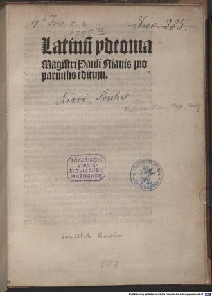 Latinum idioma pro parvulis