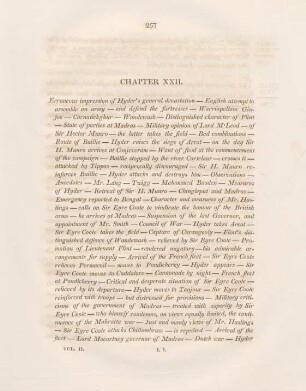 Chapter XXII. Erroneous impression of Hyder's general devastation - ...