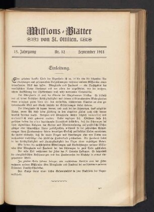 Nr. 12. September 1911