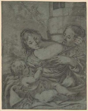 Die heilige Margarete und die heilige Barbara mit Christuskind
