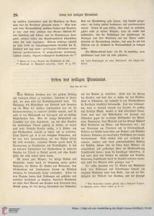 Leben des heiligen Pirminius