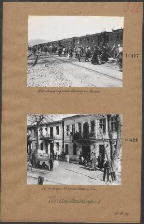 Von der Balkanfront: Vor der bulgar. Kommandantur in Veles