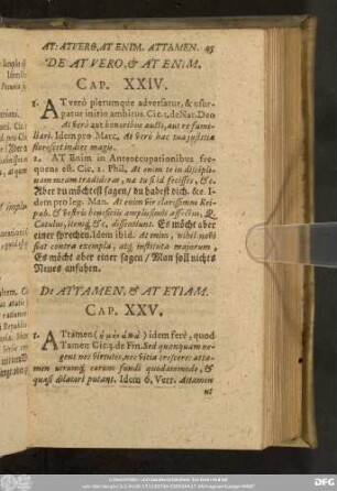 De At Vero, & At Enim. Cap. XXIV.