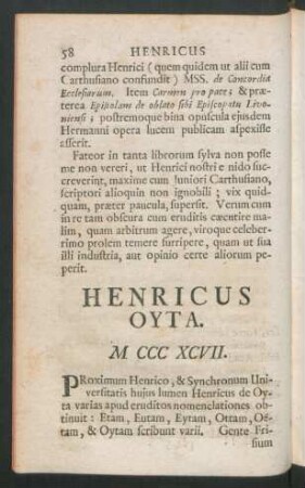 Henricus Oyta. M CCC XCVII.