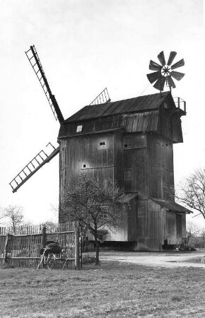 Baruth/Mark-Petkus. Friedensmühle, Paltrockmühle (1837 als Bockmühle erbaut, 1950 Umbau)