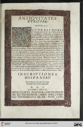 Inscriptiones Hispaniae