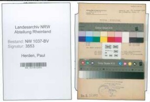 Entnazifizierung Paul Herden , geb. 02.06.1901 (Zollbeamter)