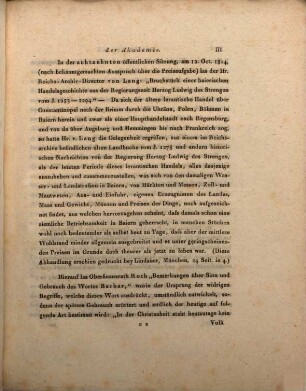 Geschichte der Akademie [der Wissenschaften in München] .... 1814/15 (1817)