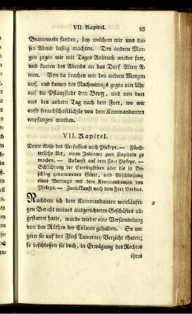VII. Kapitel.