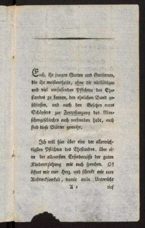 3-15, Euch, ihr jungen Gatten und Gattinnen...