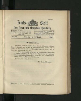 No. 123. 10. August. 1902.